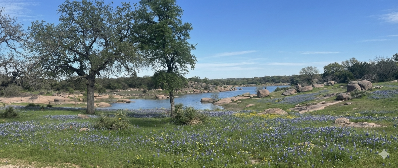 Central Texas hill country landscape